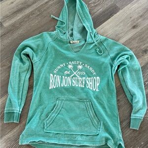 Ron Jon Surf Shop Hooded Pullover - Seafoam Green